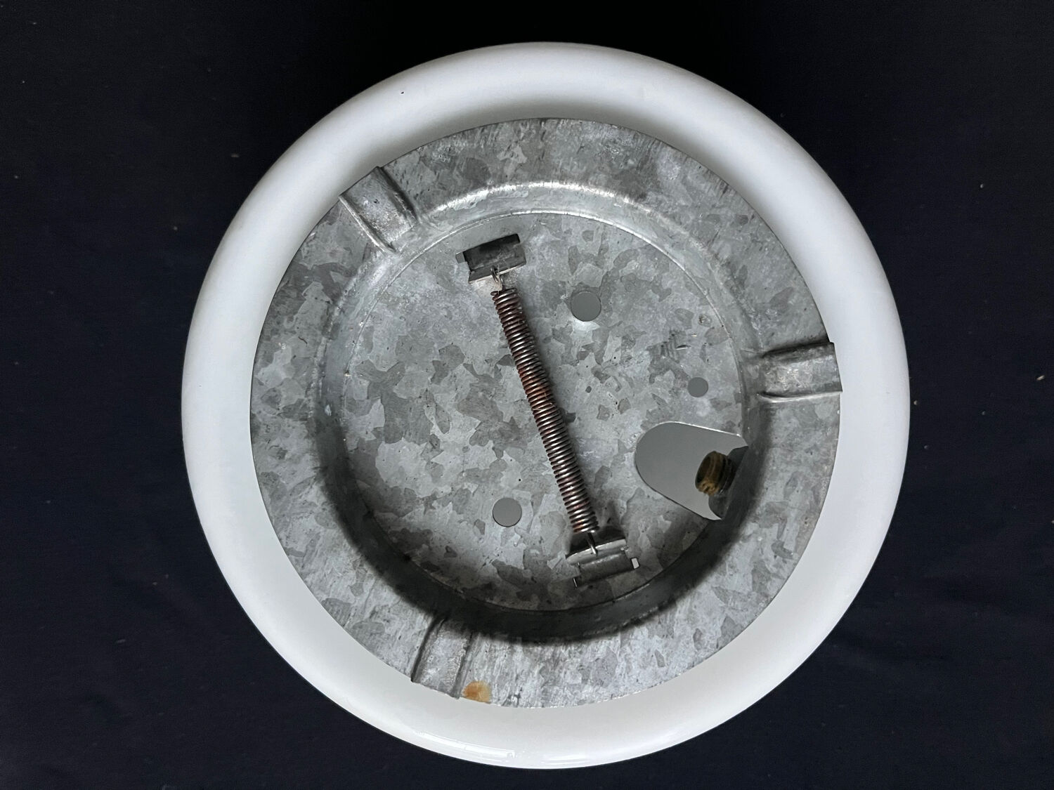 Baby matte opaline ceiling light minimalist