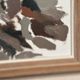 Original Swedish Oil on Canvas – "Abstract" by B. Person – Signed – Vintage and Framed – 53 x 44 cm (20.8" x 17.3")
