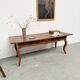 19th century walnut drapery table 2m1