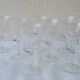 60's white wine glass set