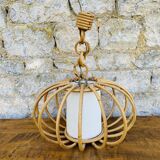 Vintage rattan pendant lamp
