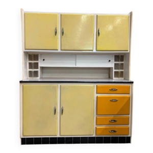 meuble de cuisine, buffet - jaune