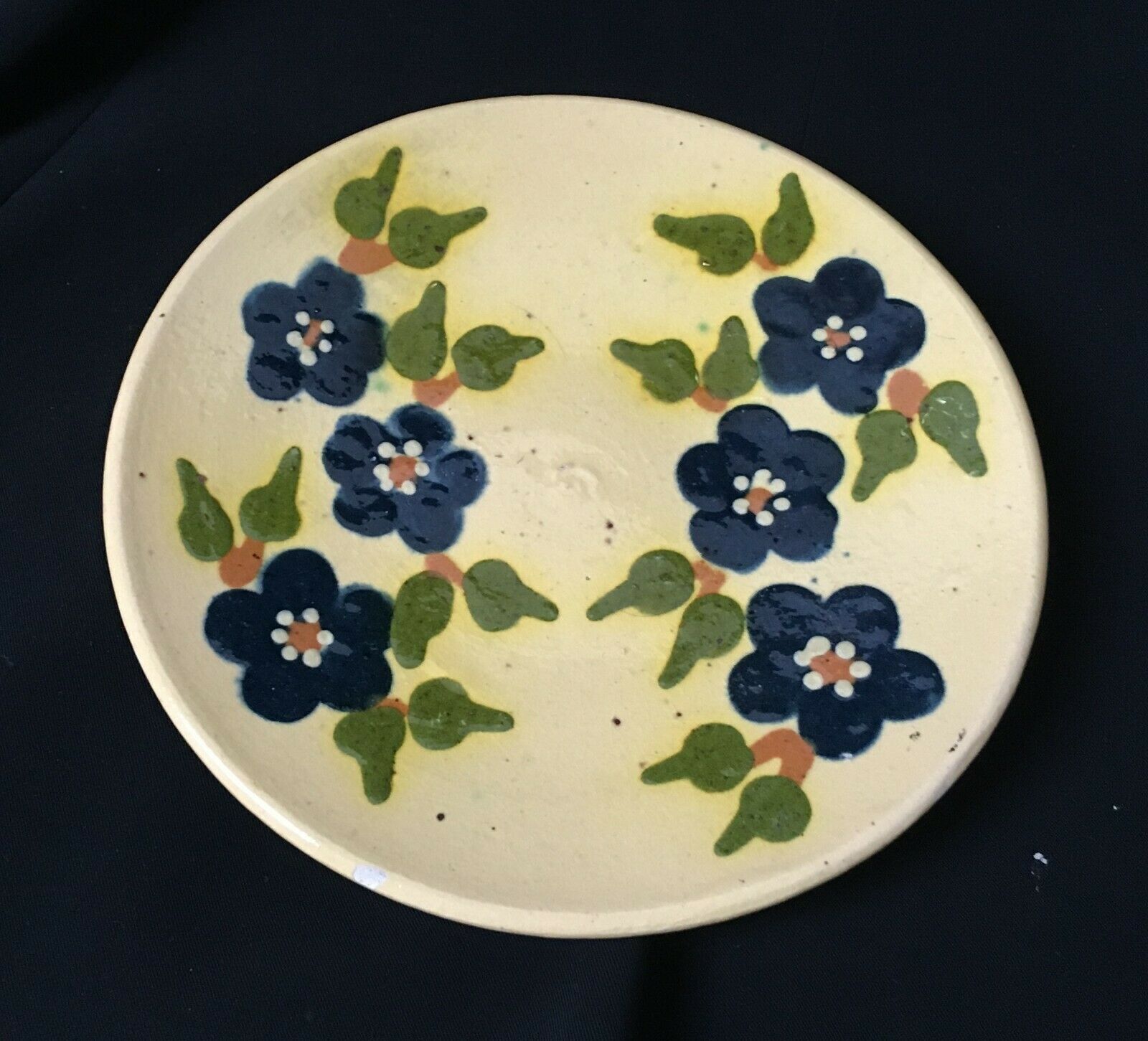 Plate glazed earth Marnaz Sciez Savoie savoyard