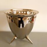 Silver metal wine cooler