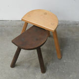 Duo of tripod stools