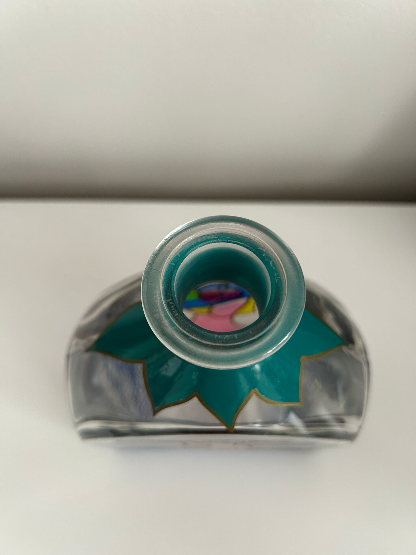 Rare vintage carafe bottle Luigi Bormioli Italy - Model "Woman with"