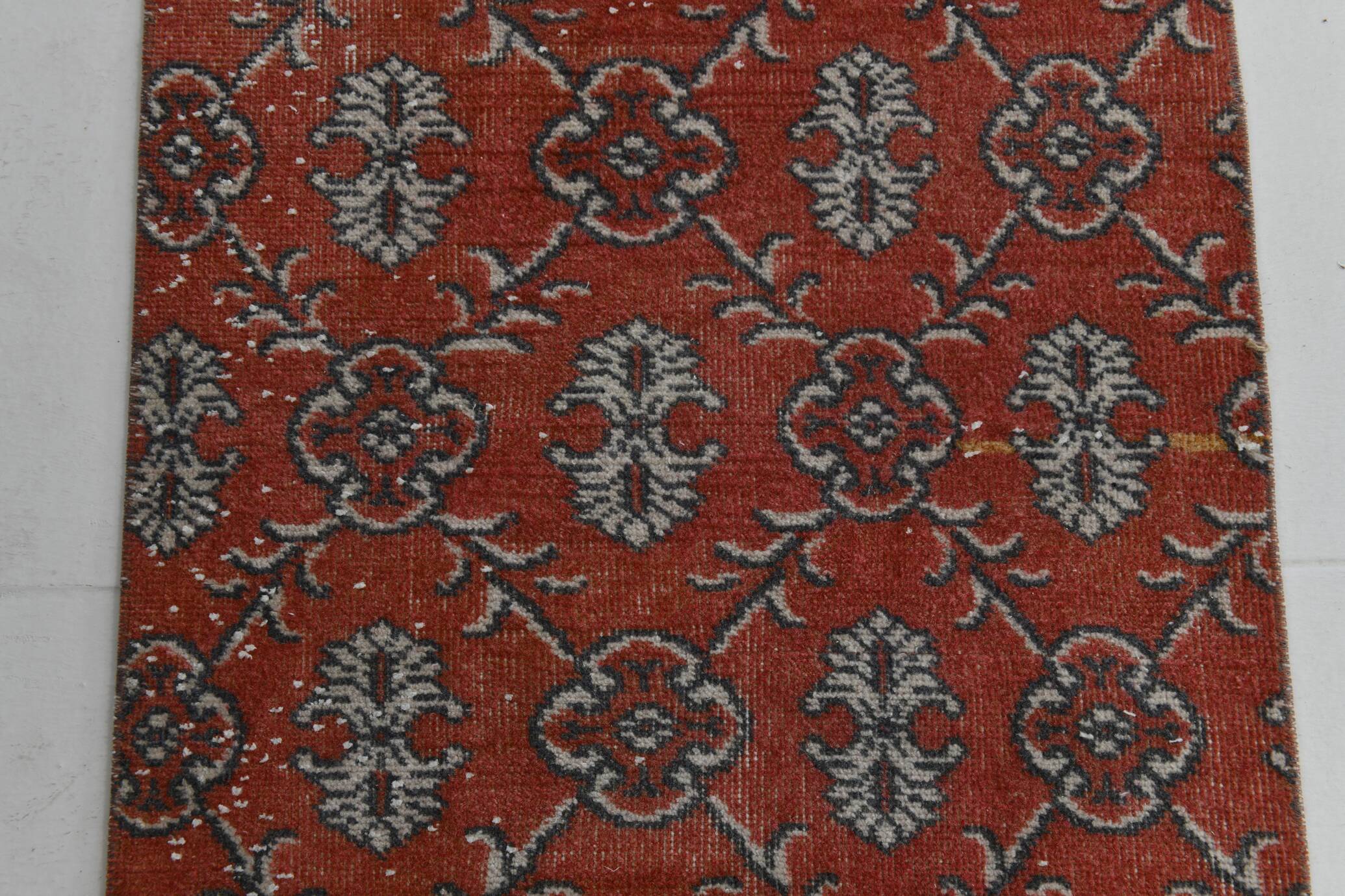 2x7 narrow vintage runner rug, 73x225cm