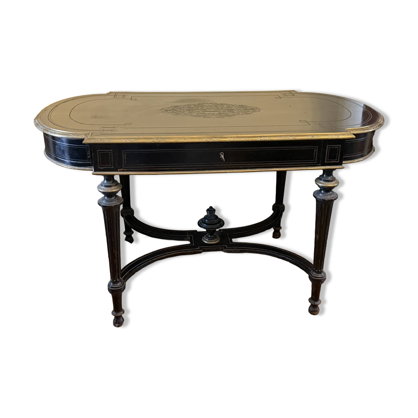 Napoleon III mahogany centre table