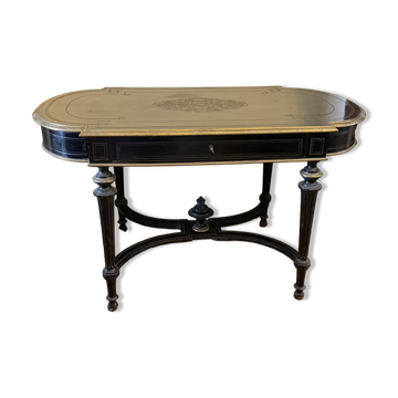 Table de milieu Napoléon III ébénisée