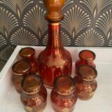 Tea set or orangeade