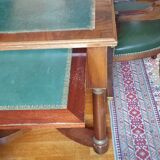 Office in mahogany and leather