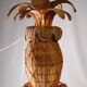 Suspension « ananas » en osier