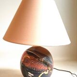 Vintage ceramic table lamp Height 61 cm