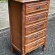 Vintage Louis XV oak commode from the 1930s.