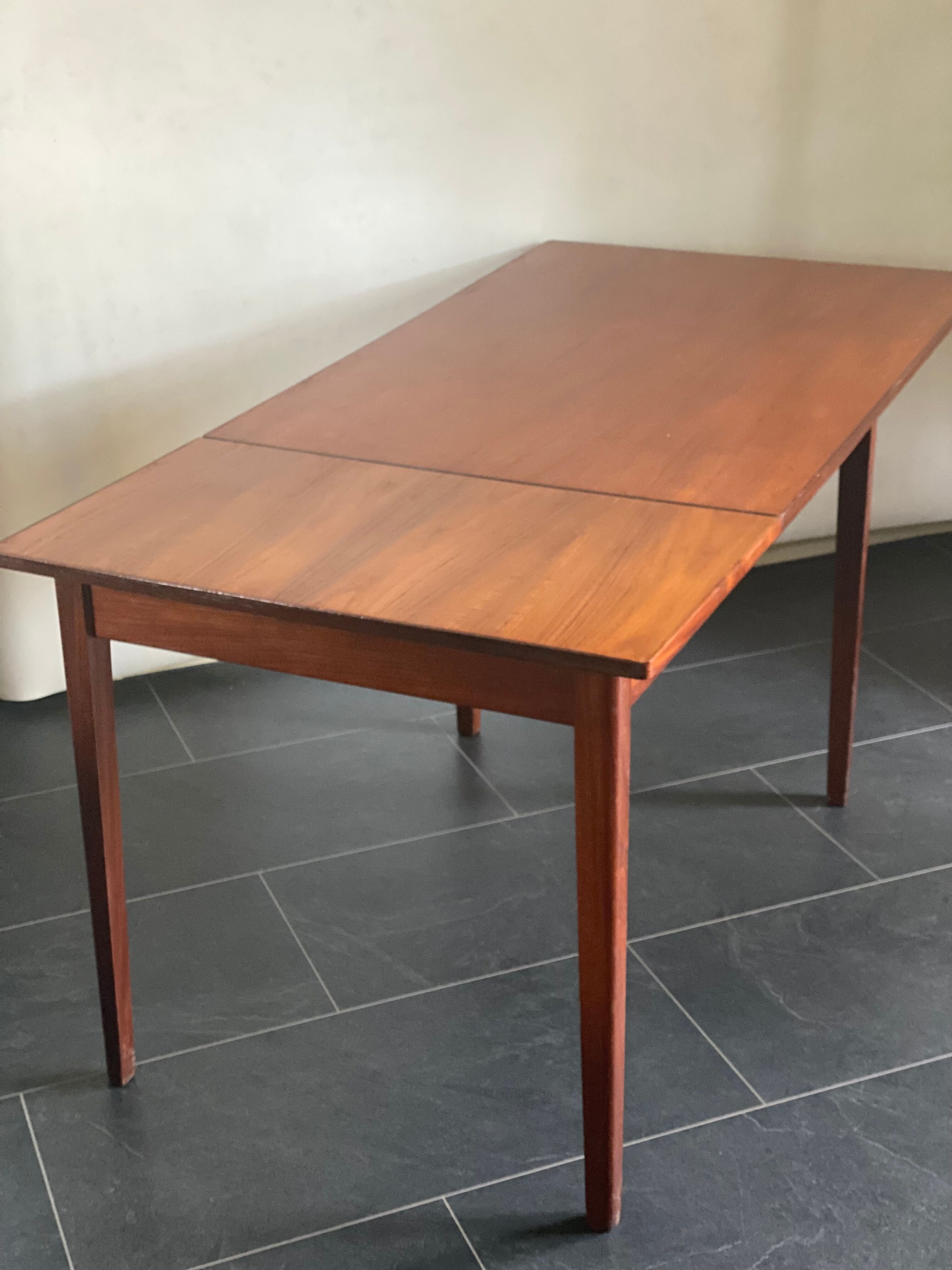 Vintage Teak Expandable Dining Table