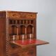 Antique mahogany secretary with leather, Italy, 19th century