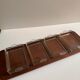Scandinavian design teak aperitif platter 1960 Dismeg