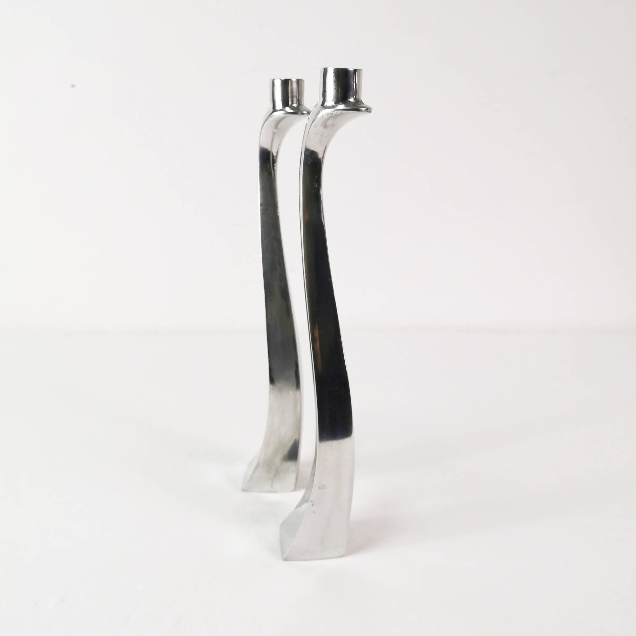 Postmodern "Nessy" candlesticks, Escapade Paris, France, 1980s.