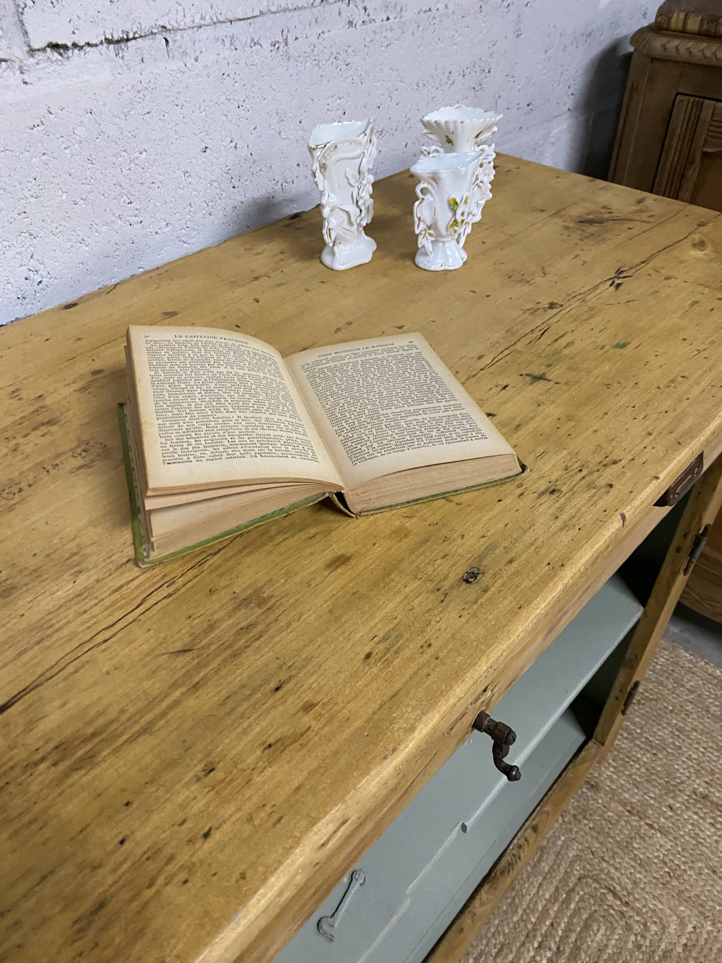 Parisian buffet in pitch pine