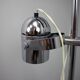 Adjustable double spotlight floor lamp "Stanislav Indra Chrome", Czechoslovakia