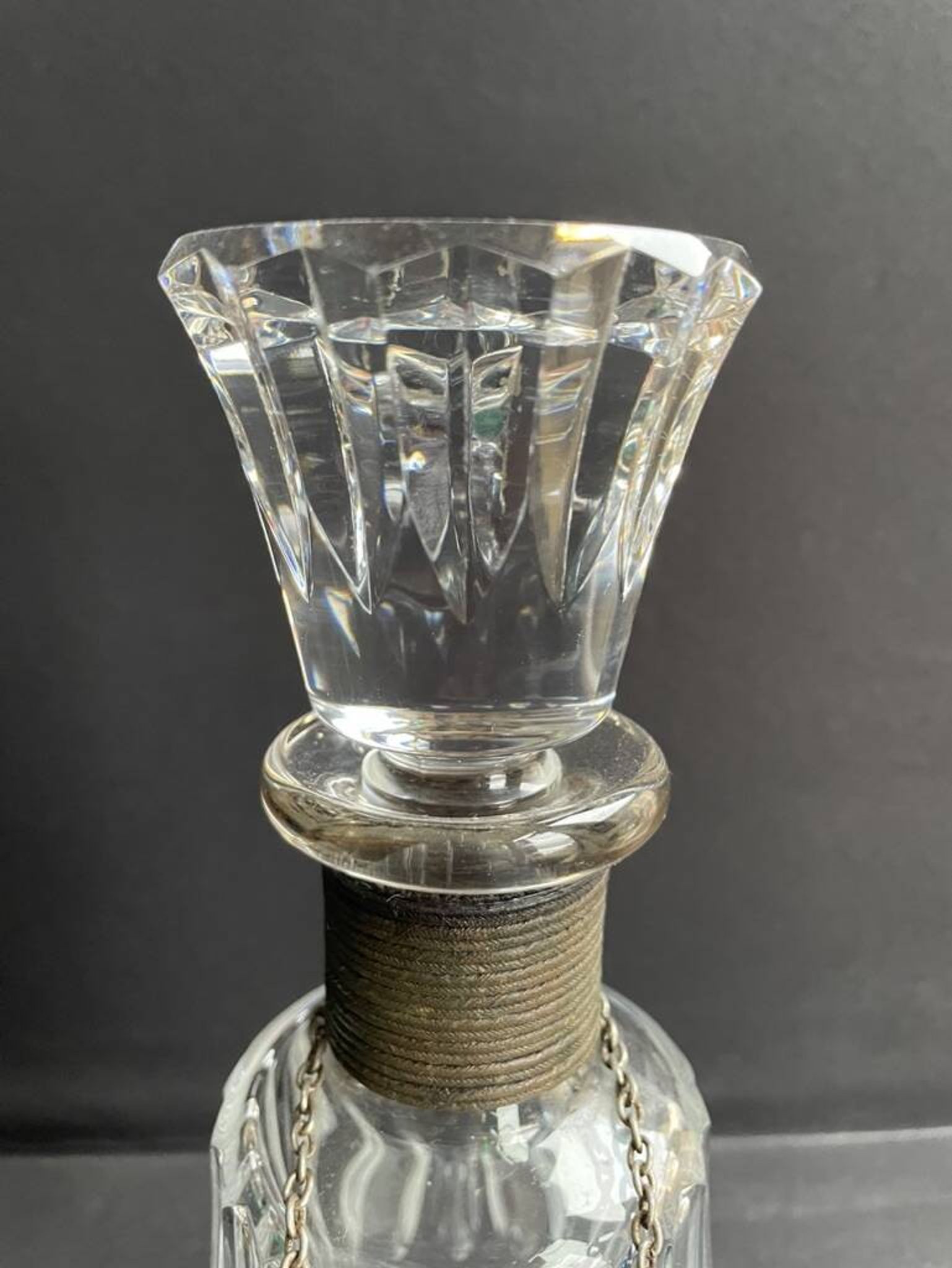 Carafe estampillée Baccarat - Biscuit Fine Champagne Cognac Napoléon