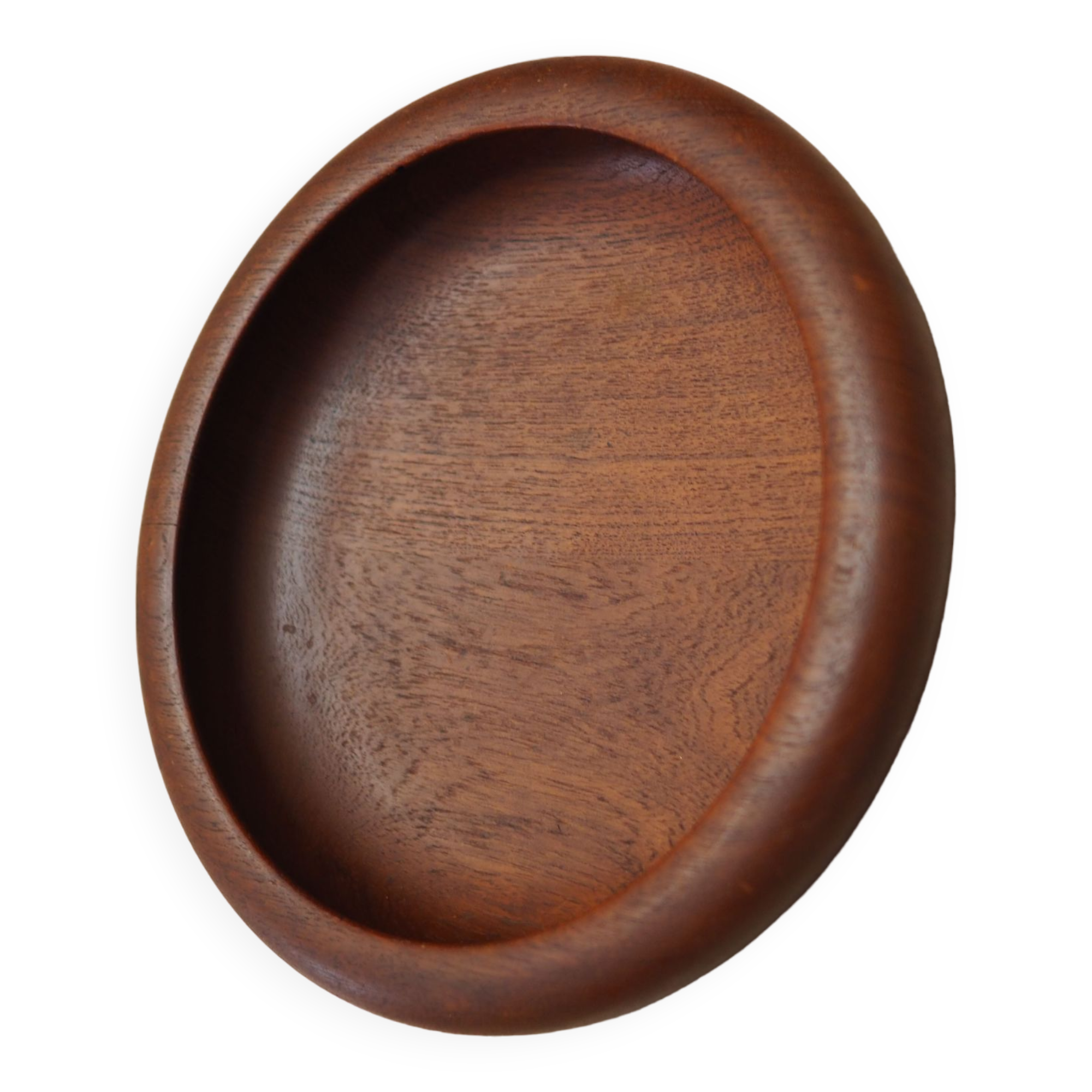 Teak platter, Danish design, 1960s, manufacture: Denmark