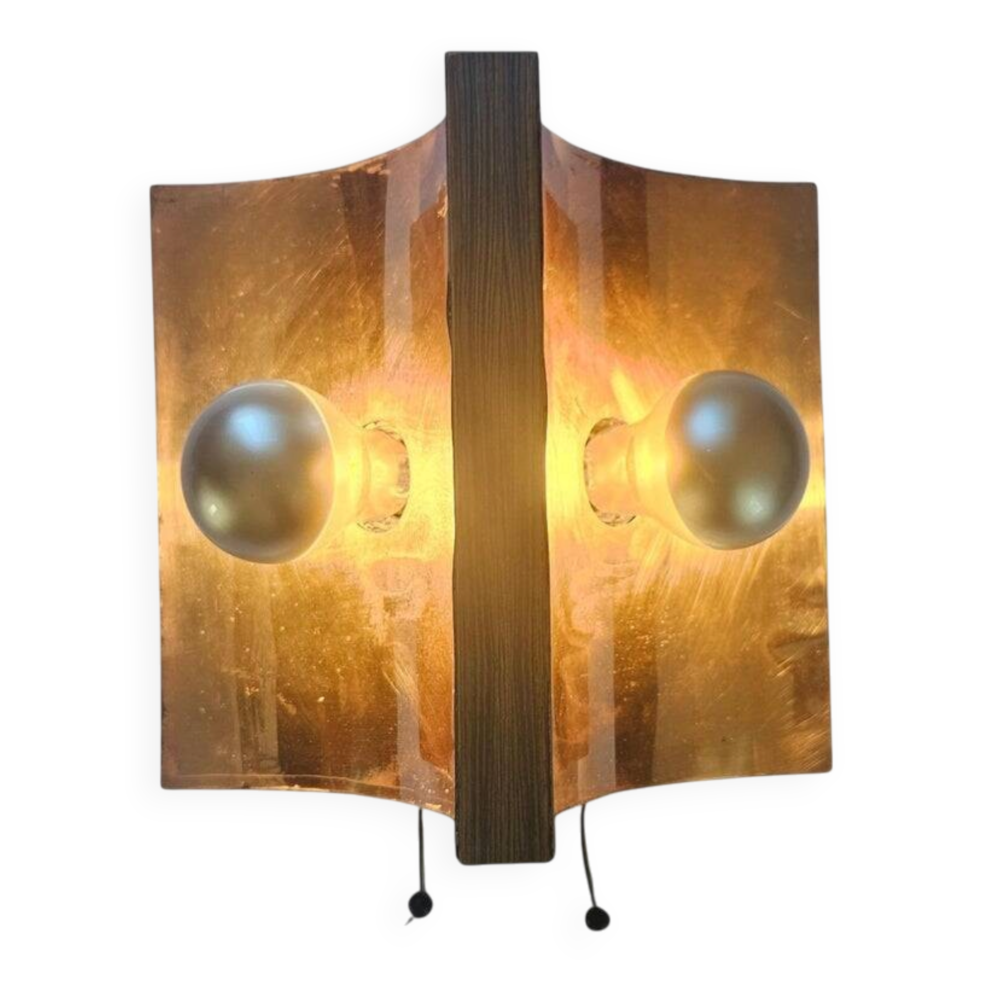 Very rare mid-century wall lamp, Germany, 1970s