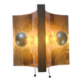 Very rare mid-century wall lamp, Germany, 1970s