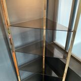 Light shelf in brass 70s