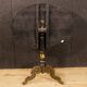 English lacquered and painted side table from 20th century