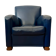 Tabarin Armchair in Leather by Poltrona Frau