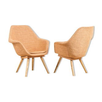 Ensemble de 2 fauteuils par M. Navratil, années 60