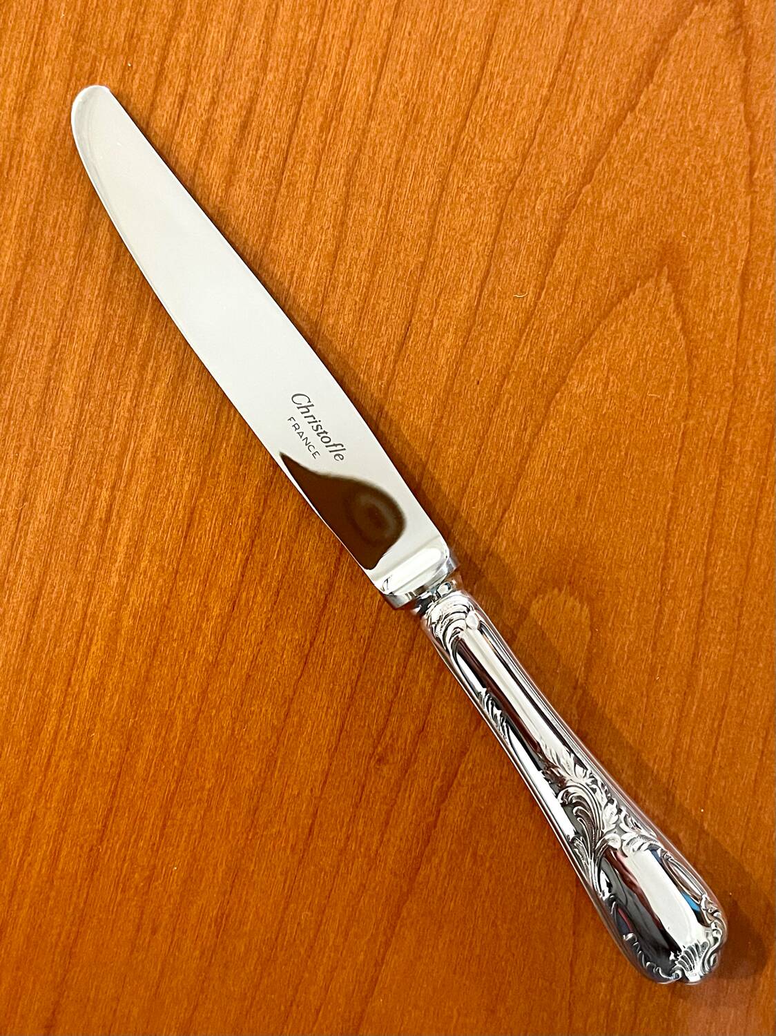 Christofle marly 12 marly knives 19.5 cm superb condition