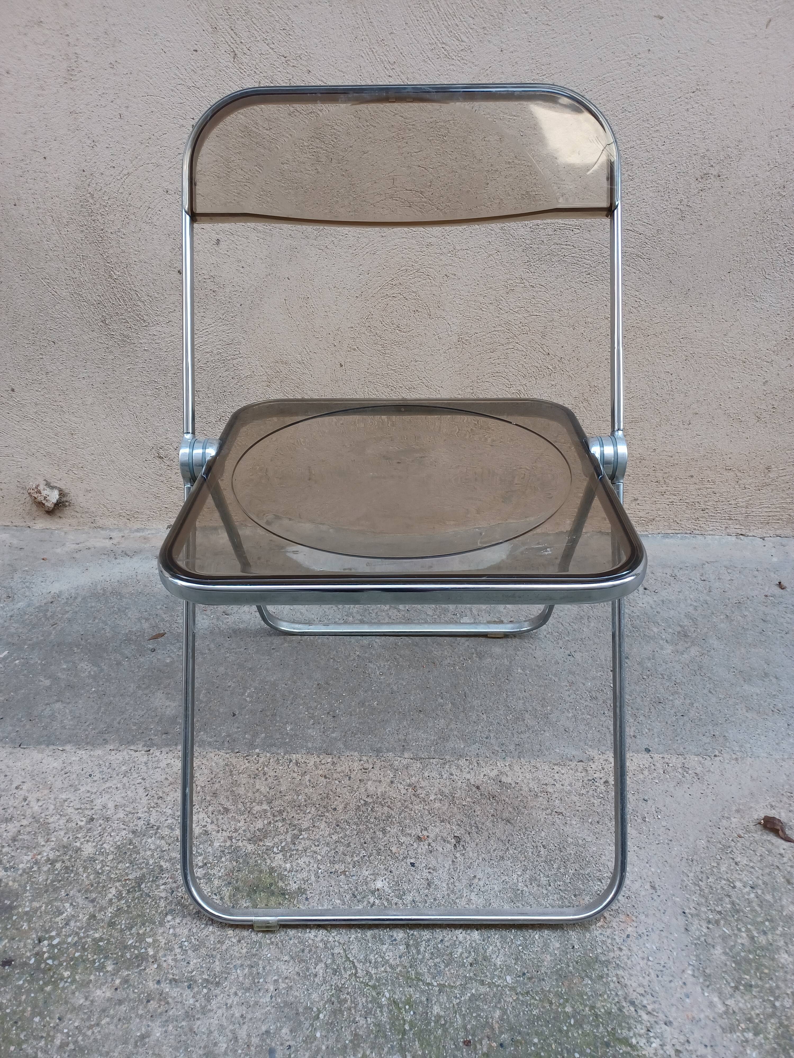 Plia chair by Giancarlo Piretti for Castelli, 1960