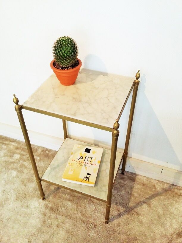 Marble and brass harness