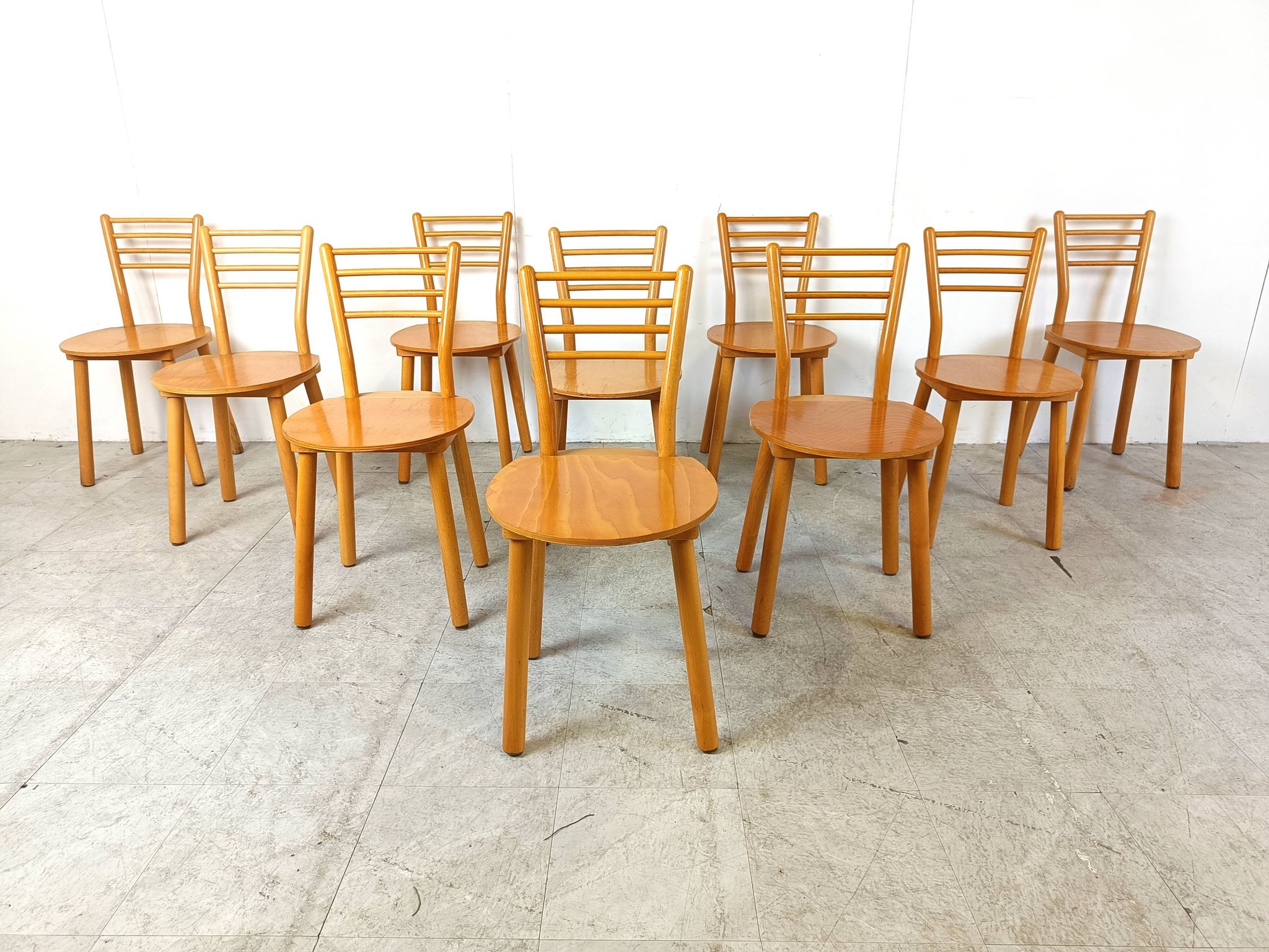Chaises de salle à manger vintage scandinaves, 1970