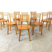 Chaises de salle à manger vintage scandinaves, 1970