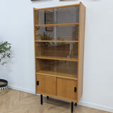 Tall oak bookshelf