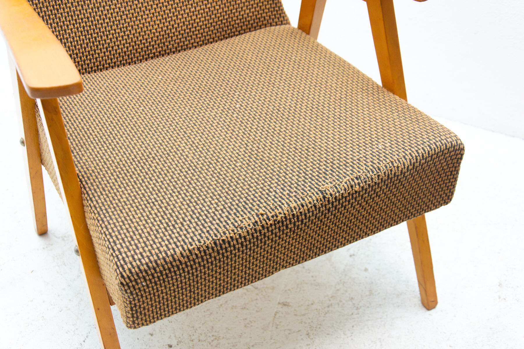 Pair of mid century Czechoslovak armchairs, 1960