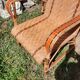 Set of 4 wicker and rattan armchairs