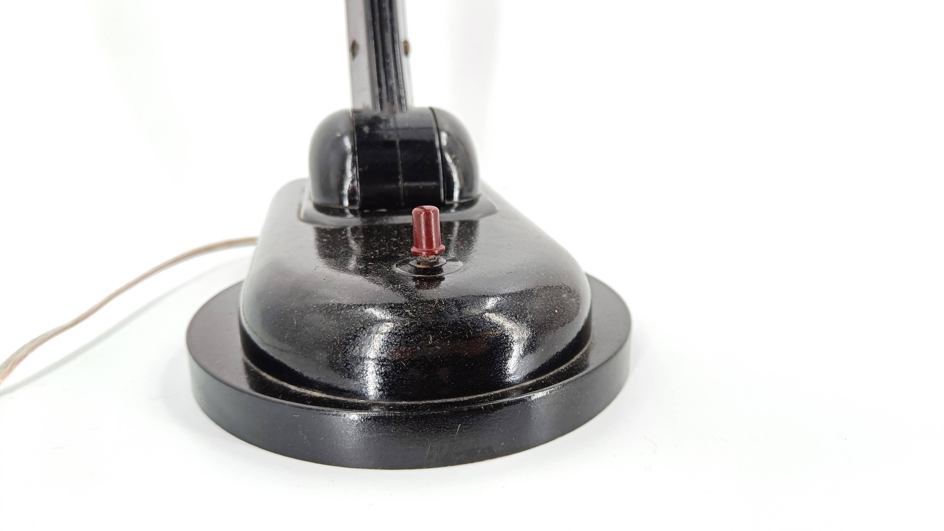Art deco bakelite desk lamp, 1950s