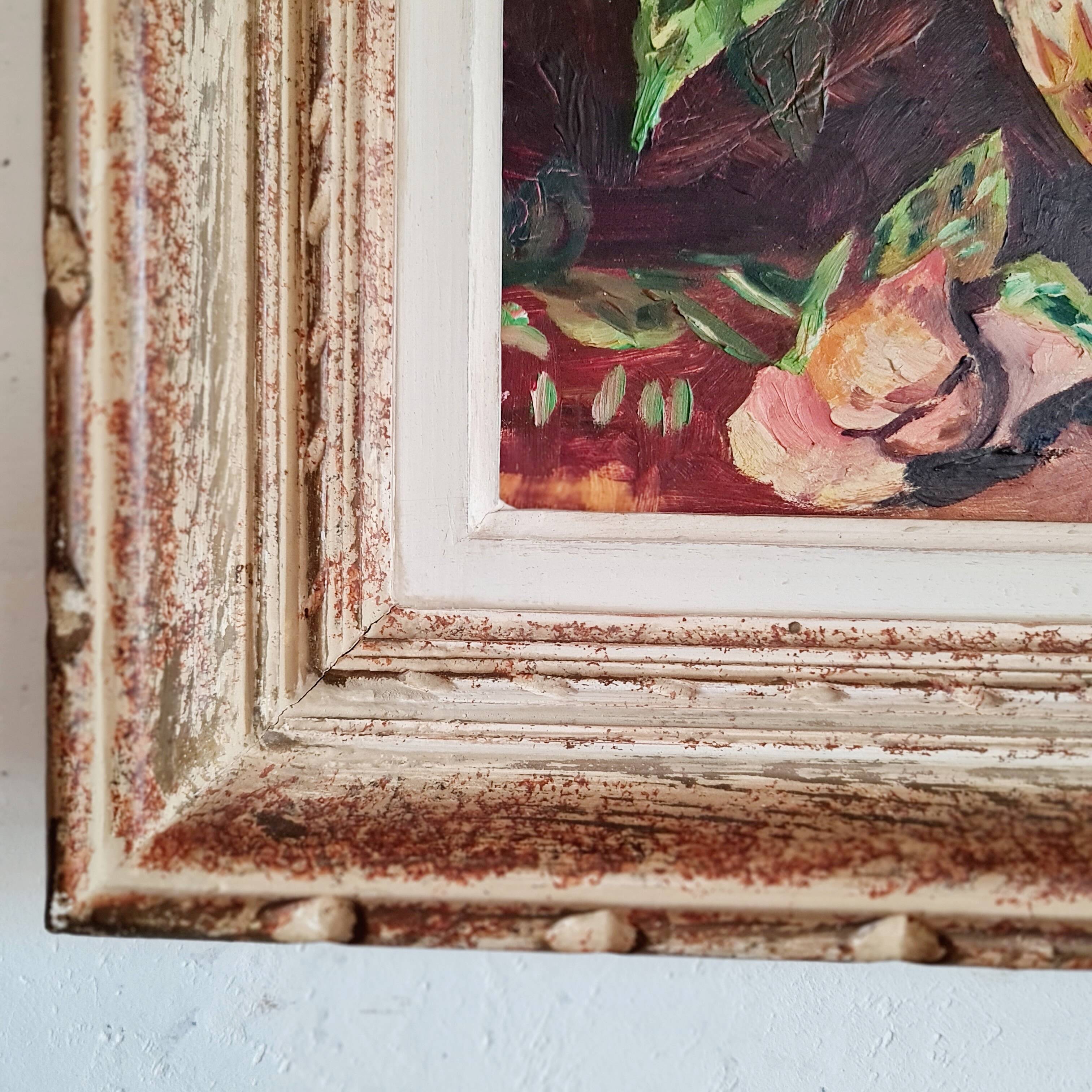 Painting old bouquet painting