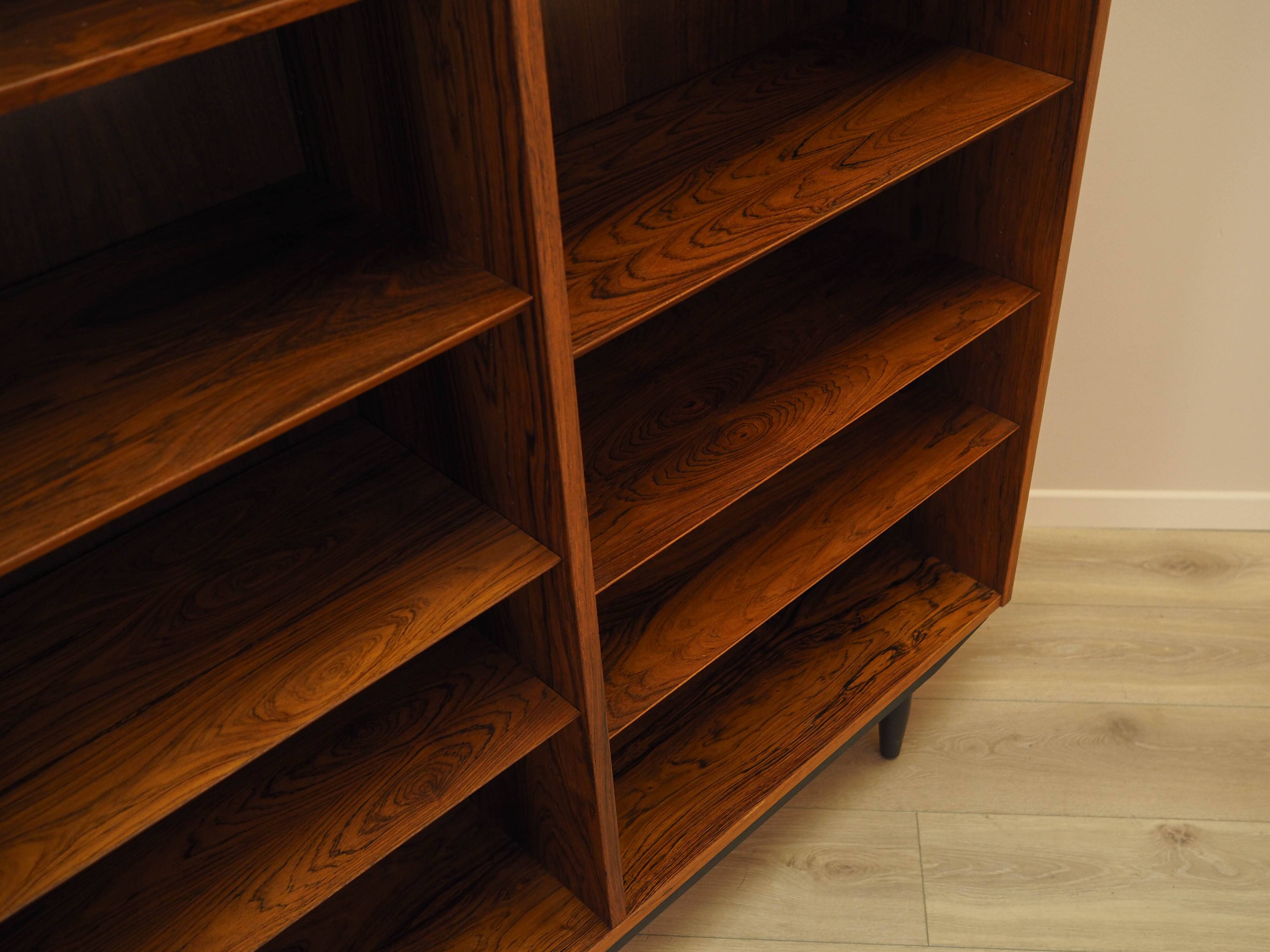 Rosewood bookcase, Danish design, 1970s, manufactured by Hundevad