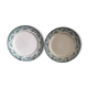 2 Moss Roses flat plates