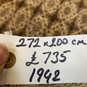 Vintage Turkish rug, tribal wool carpet, 272x200cm
