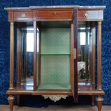 Parisian Louis XVI mahogany display case circa 1800