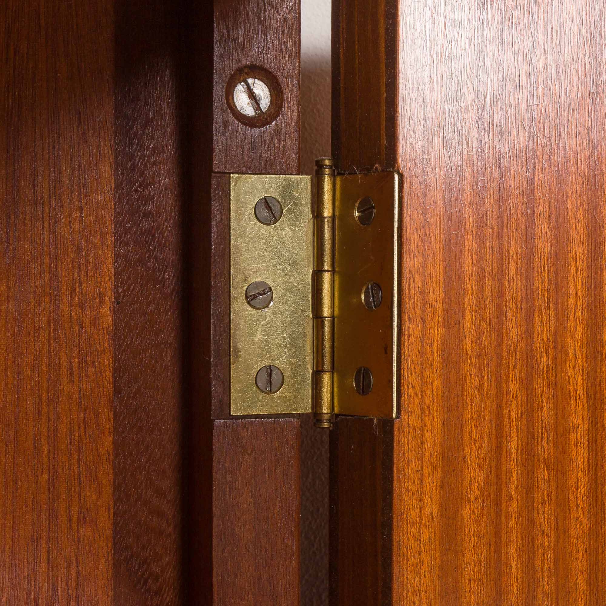 Agner Christoffersen mid-century modern corner cabinet in teak, Denmark, 1950s