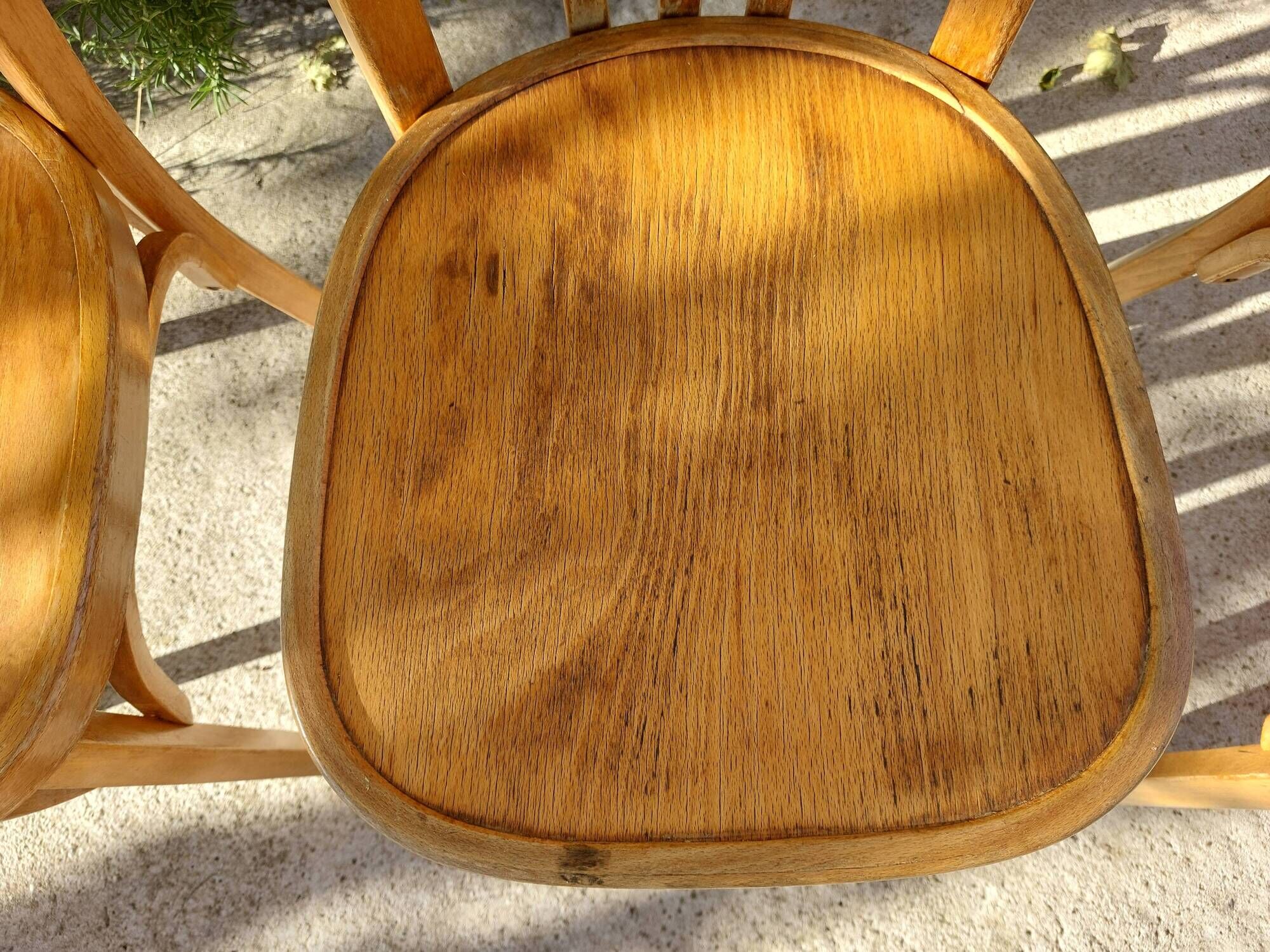 4 vintage Baumann bistro chairs