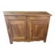 Rustic antique buffet in solid wood with 2 drawers.
