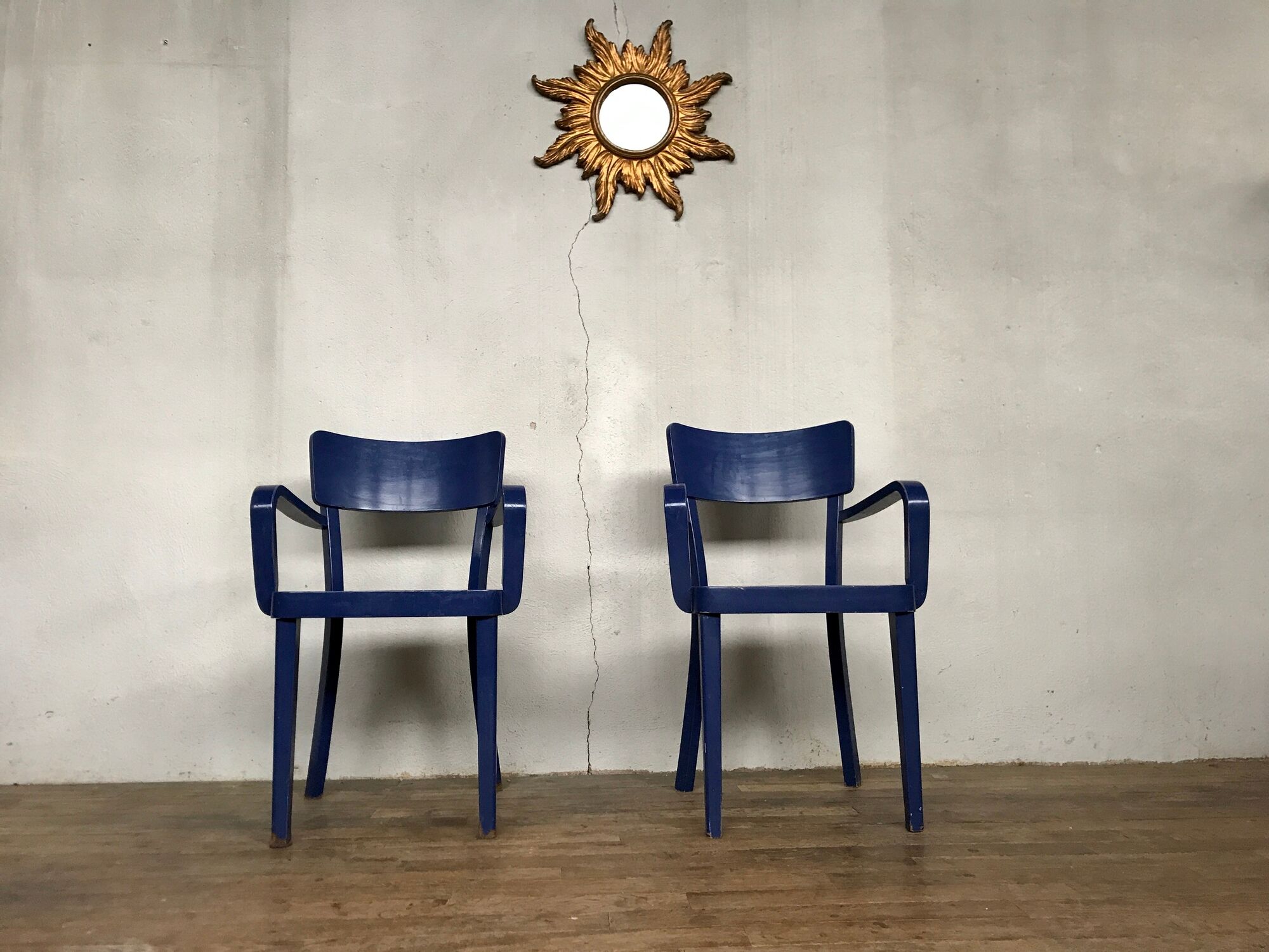 Paire de 2 fauteuils de bureau bout de table